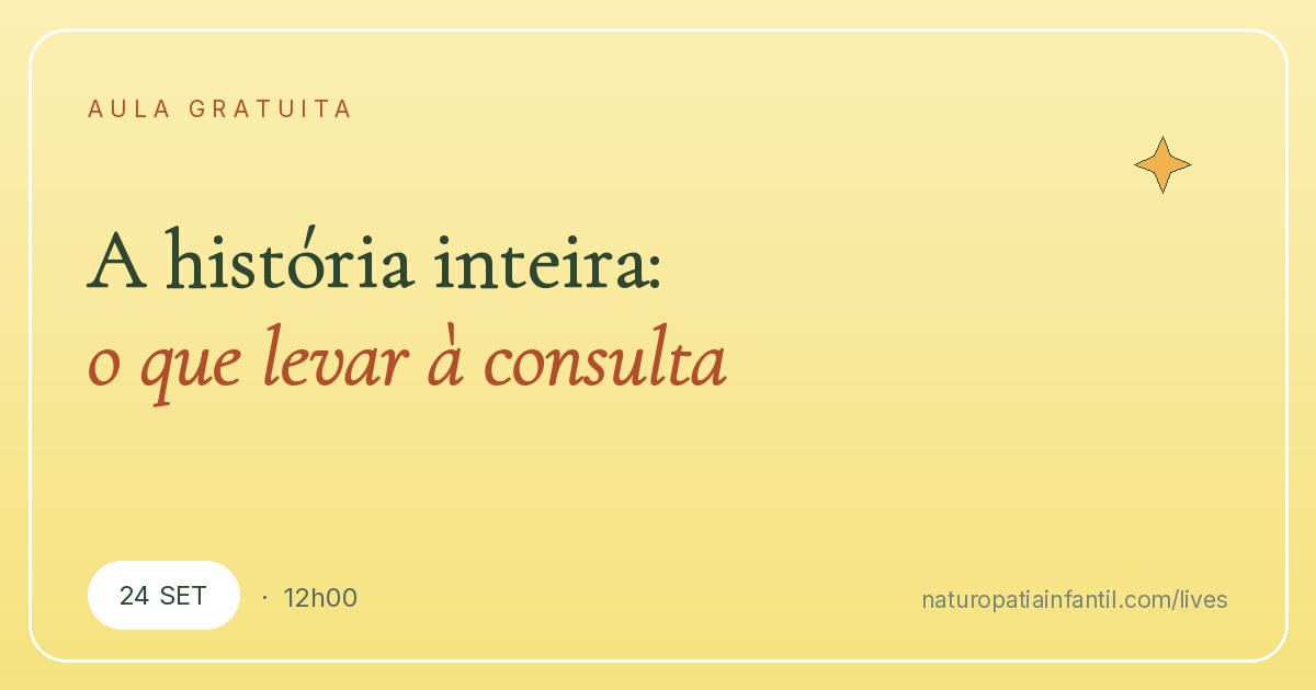 A história inteira: o que levar à próxima consulta