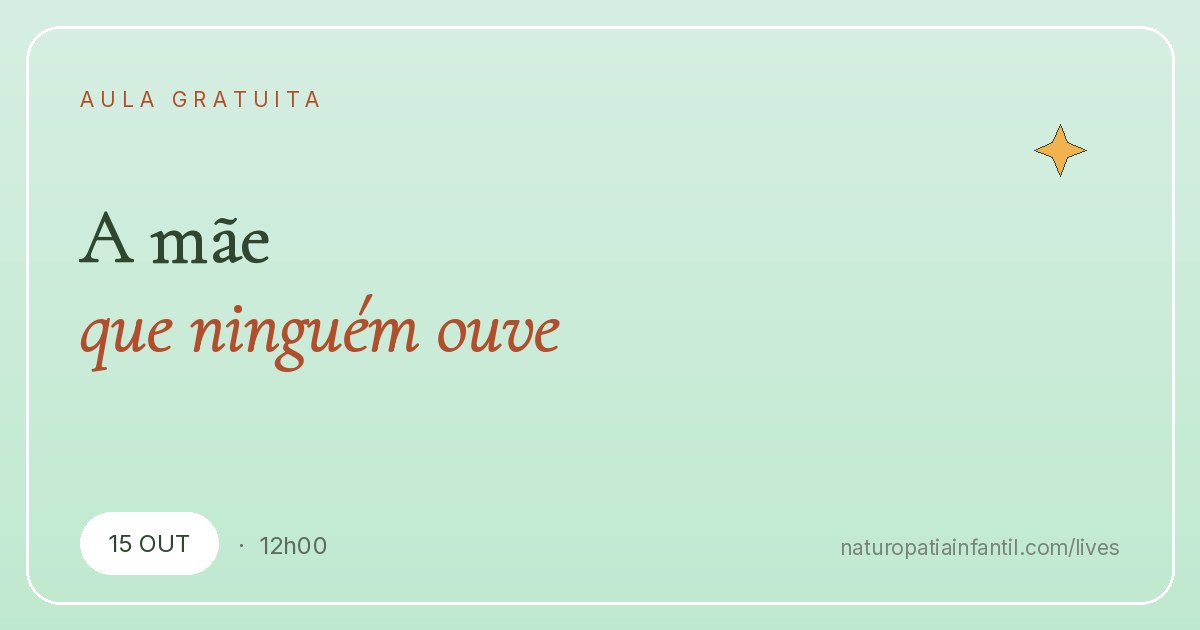 A mãe que ninguém ouve