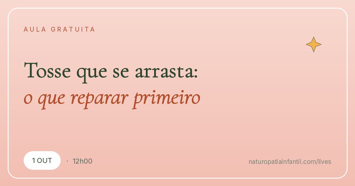 Tosse que se arrasta: o que reparar antes de mudar tudo